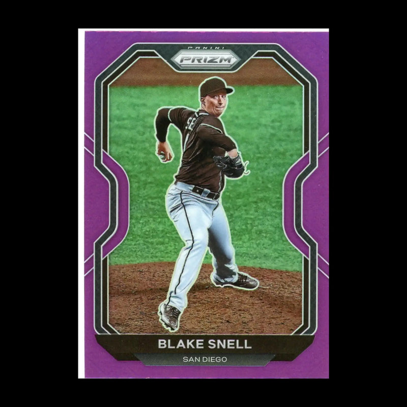 2021 Panini Prizm Purple #1 - 100 Complete Your Set You Choose Pick Baseball MLB - #37 Blake Snell - Baseball Card