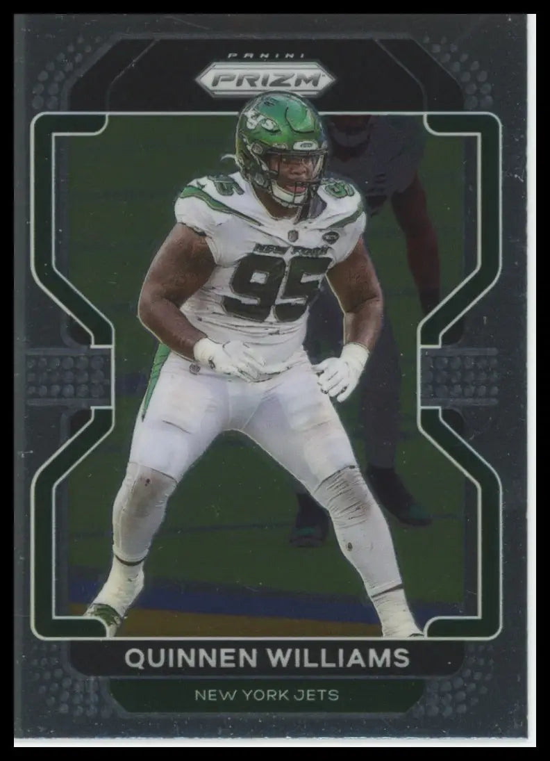 2021 Panini Prizm Quinnen Williams 89 New York Jets NM - Football Card Single