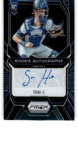 2021 Panini Prizm Rookie Autographs Silver Prizm #10 Sam Huff NM Near Mint Auto - Football Card Single
