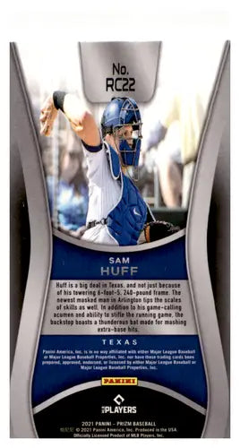 2021 Panini Prizm Rookie Class #22 Sam Huff NM-MT Rangers ID:44618 - Baseball Card Single