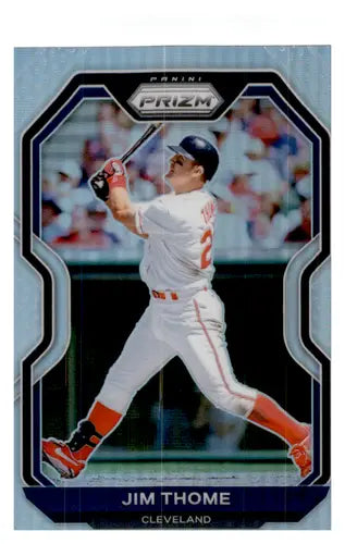 2021 Panini Prizm Silver Prizm #96 Jim Thome NM-MT Indians ID:45253 - Baseball Card Single