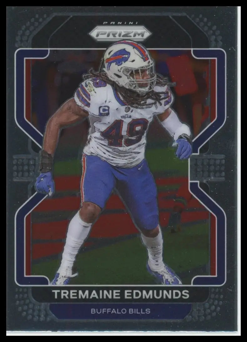 2021 Panini Prizm Tremaine Edmunds 120 Buffalo Bills NM - Football Card Single