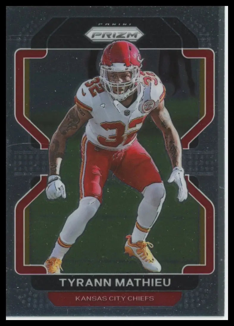 2021 Panini Prizm Tyrann Mathieu 194 Kansas City Chiefs NM - Football Card Single
