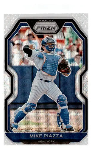 2021 Panini Prizm White Wave Prizm #160 Mike Piazza NM-MT Mets ID:44654 - Baseball Card Single