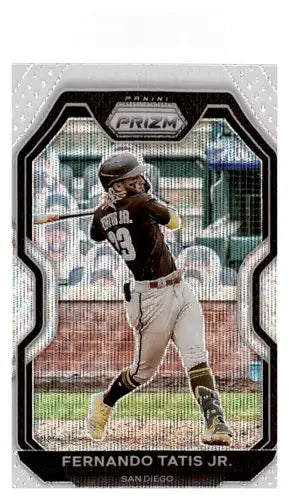 2021 Panini Prizm White Wave Prizm #161 Fernando Tatis Jr. NM-MT Padres ID:44653 - Baseball Card Single