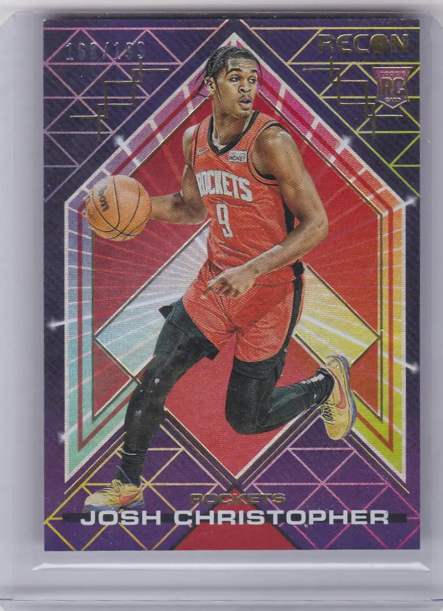 2021 PANINI RECON #223 JOSH CHRISTOPHER 160/199- HOUSTON ROCKETS - Basketball Card Single