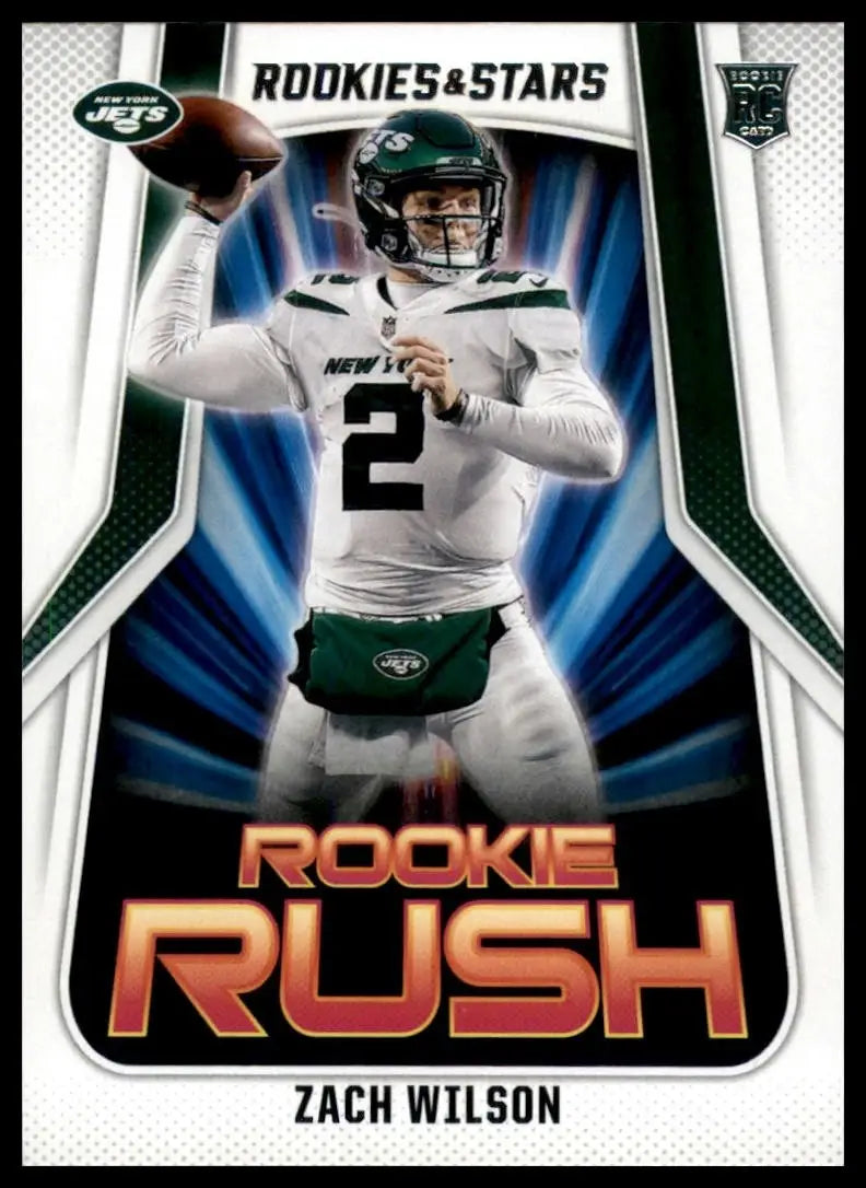 2021 Panini Rookies & Stars - Rookie Rush Zach Wilson #RR-2 (RC) - Football Card Single