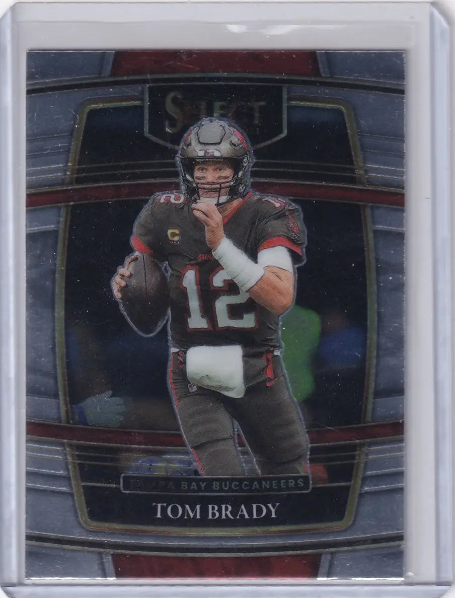 2021 Panini Select #1 Tom Brady - Tampa Bay Buccaneers - Football Card Single