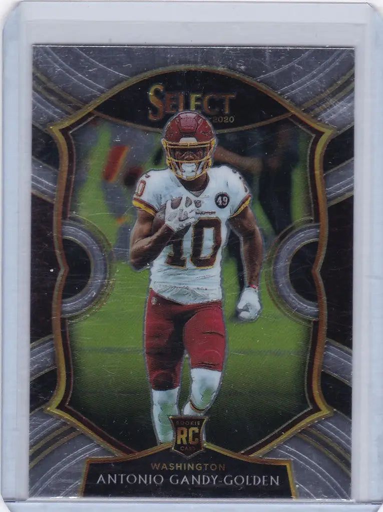 Football trading card of Antonio Gandy-Golden Washington Redskin in Panini Select