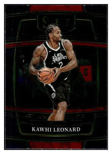 Panini Select Blue Kawhi Leonard basketball trading card Clippers Concourse NM-MT