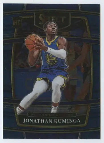 2021 Panini Select Blue Jonathan Kuminga basketball card Warriors NM Near Mint