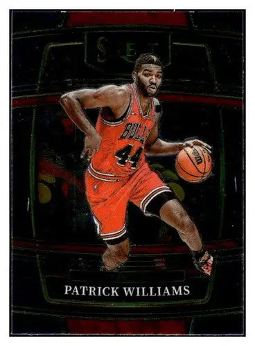 Basketball trading card of Patrick Williams from 2021 Panini Select Blue series