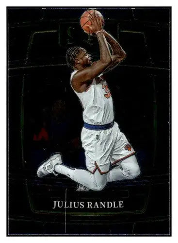 Original gloss Julius Randle basketball trading card Panini Select Blue Knicks 2021