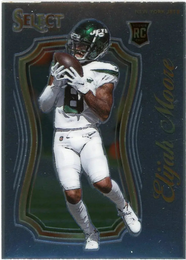 2021 Panini Select Certified Rookies #SCR-21 Elijah Moore New York Jets Football - Football Card Single