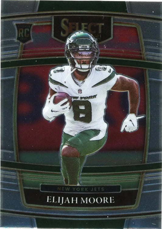 2021 Panini Select Concourse #56 Elijah Moore Rookie New York Jets Football Card - Football Card Single