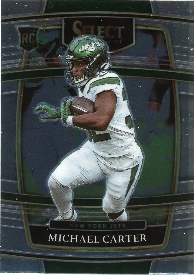 2021 Panini Select Concourse #71 Michael Carter Rookie New York Jets Football - Football Card Single