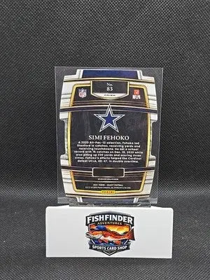 2021 Panini Select - Concourse Simi Fehoko #83 Green & Yellow Prizm Die-Cut (RC) - Football Card Single
