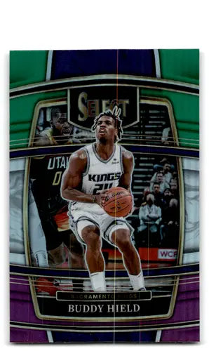 2021 Panini Select Green White Purple Prizms #1 Buddy Hield NM Near Min ID:65488 - Basketball Card Single