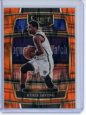 2021 Panini Select Kyrie Irving #80 Orange Flash Basketball - Basketball Card Single