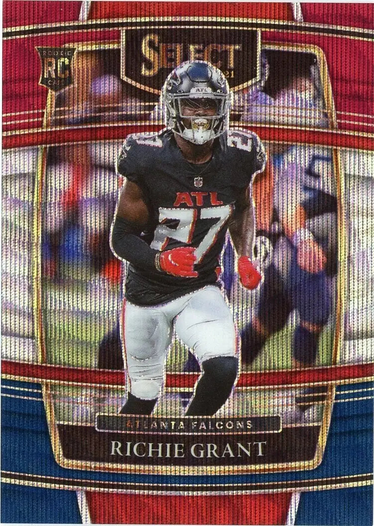 2021 Panini Select Tri Color Concourse /249 #90 Richie Grant Rookie Falcons Card - Football Card Single