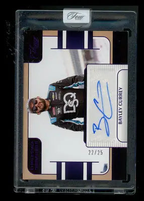 2021 Panini Turn Four Bayley Currey #CSS-BCY Autograph 22/25 Racing - Racing Card Single