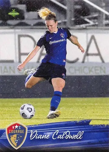 Diane Caldwell soccer card from 2021 Parkside NWSL Volume 2 series