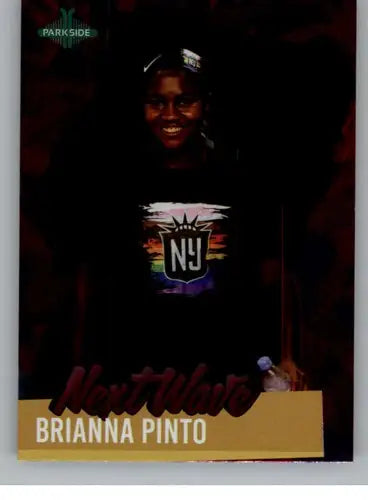 2021 Parkside NWSL Volume 2 Next Wave Purple Foil #NW3 Brianna Pinto NM-MT - Soccer Card Single