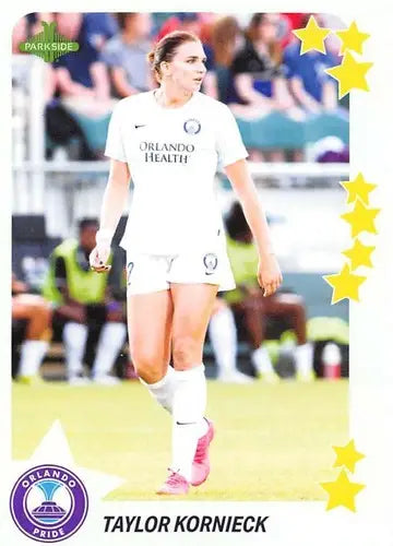 Taylor Kornieck soccer card from 2021 Parkside NWSL Volume 2 Stars original gloss