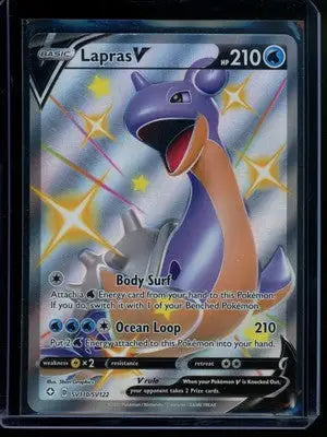 2021 Pokemon TCG Lapras V #SV110/SV122 Shining Fates - Pokémon Card Single
