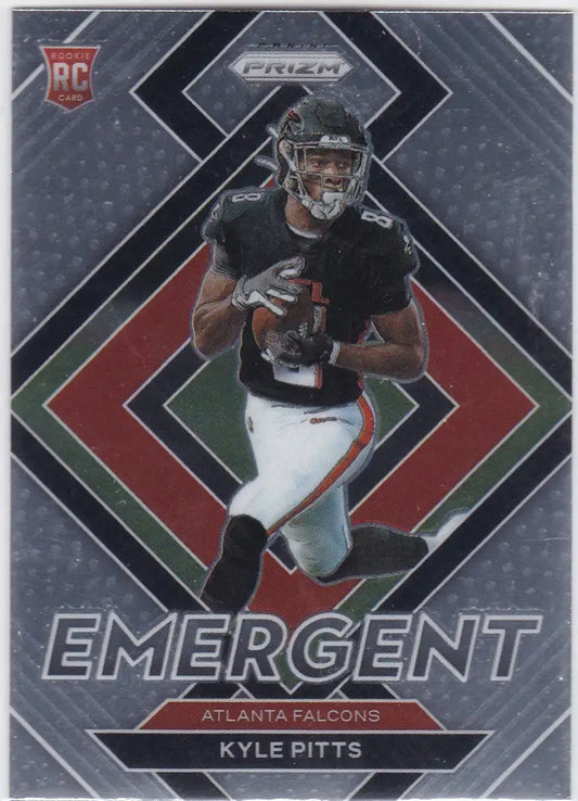 2021 PRIZM #E-11 KYLE PITTS EMERGENT- ATLANTA FALCONS - Football Card Single