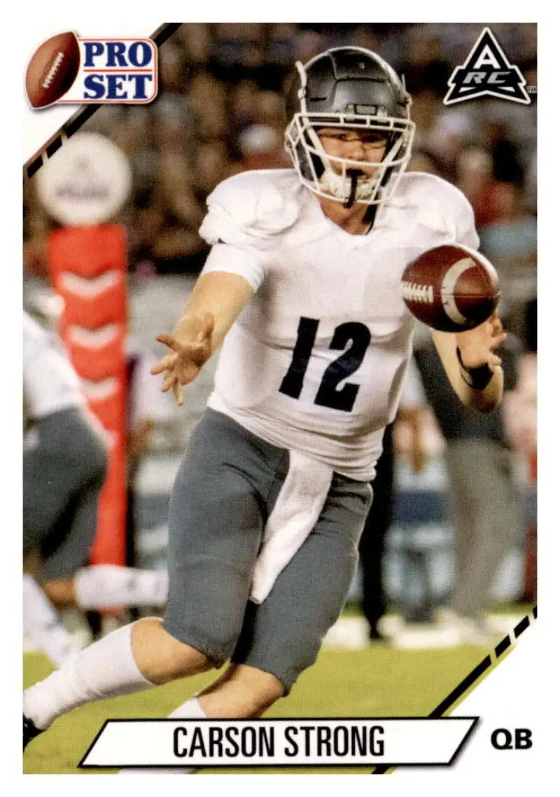 2021 Pro Set College Football Blaster #3 Carson Strong NM-MT RC Rookie Amateur R - Football Card Single