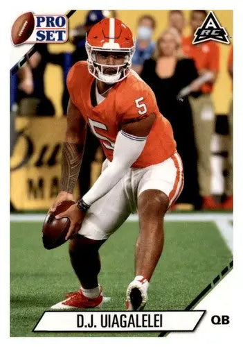 2021 Pro Set College Football Blaster #4 D.J. Uiagalelei NM-MT RC Rookie Amateur - Football Card Single