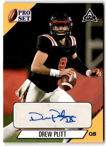 2021 Pro Set College Football Blaster Autographs Gold #PS-DP1 Drew Plit ID:41972 - Football Card Single
