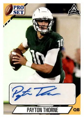 2021 Pro Set College Football Blaster Autographs Gold #PS-PT1 Payton Thorne NM-M - Football Card Box
