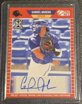 2021 Pro Set #PS-GM1 Gabriel Moreno Autographs - Baseball Card Single