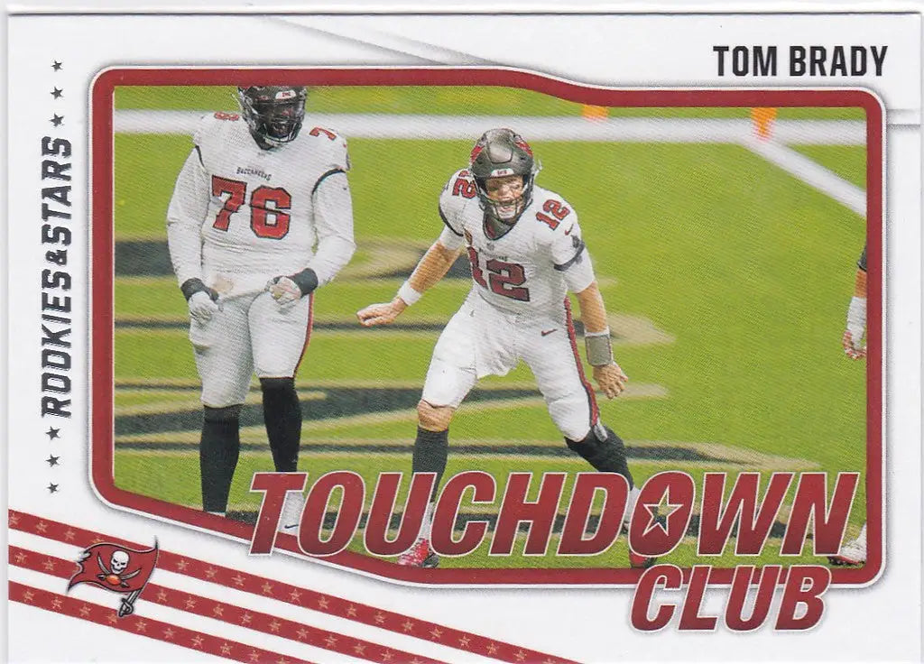 2021 Rookies & Stars Touchdown Club #7 Tom Brady Tampa Bay Bucanneers