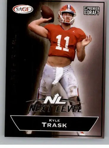 2021 SAGE Hit Premier Draft #37 Kyle Trask NM-MT Next Level - Football Card Single