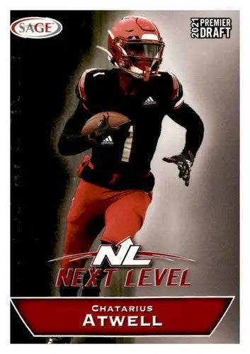 2021 SAGE Hit Premier Draft #39 Chatarius Atwell NM Near Mint Next Level - Football Card Single