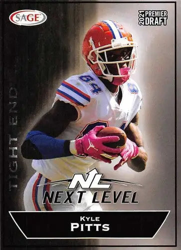 2021 SAGE Hit Premier Draft #44 Kyle Pitts NM-MT Next Level - Football Card Single