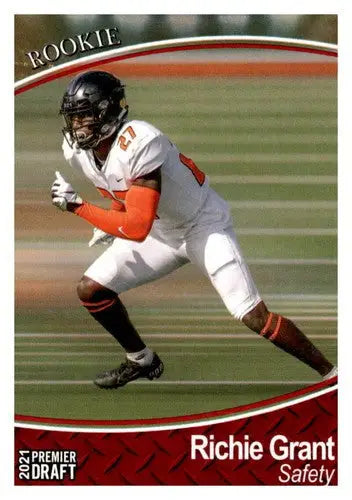 2021 SAGE Hit Premier Draft Red #138 Richie Grant EX/NM - Football Card Single