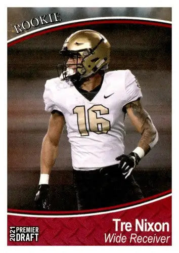 2021 SAGE Hit Premier Draft Red #146 Tre Nixon NM-MT - Football Card Single