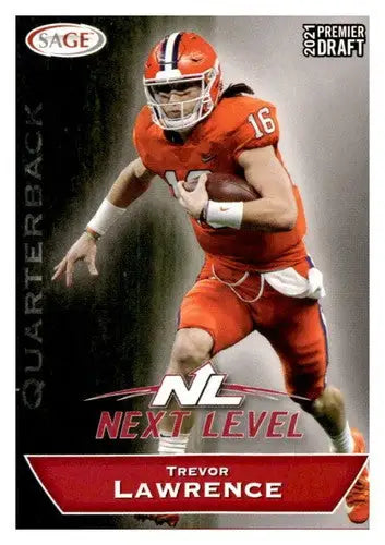 2021 SAGE Hit Premier Draft Red #162 Trevor Lawrence NM Near Mint Next Level - Football Card Single