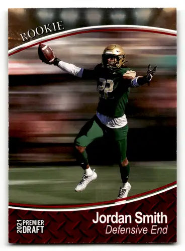 2021 SAGE Hit Premier Draft Red #71 Jordan Smith EX/NM ID:46780 - Football Card Single