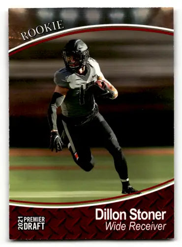 2021 SAGE Hit Premier Draft Red #73 Dillon Stoner NM Near Mint ID:46775 - Football Card Single
