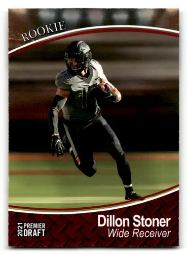 2021 SAGE Hit Premier Draft Red #73 Dillon Stoner NM Near Mint ID:46774 - Football Card Single