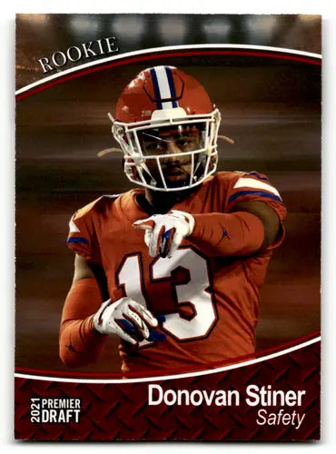 2021 SAGE Hit Premier Draft Red #79 Donovan Stiner NM Near Mint ID:46776 - Football Card Single
