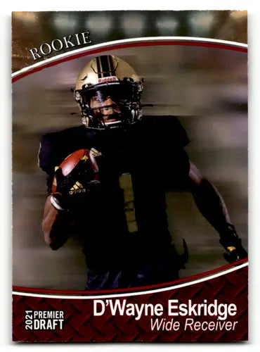 2021 SAGE Hit Premier Draft Red #80 D’Wayne Eskridge NM Near Mint ID:46778 - Football Card Single