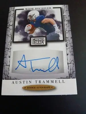 2021 Sage Premier Draft - Autographs Austin Trammell #A166 (AUTO) (RC). NRMT+ - Football Card Single