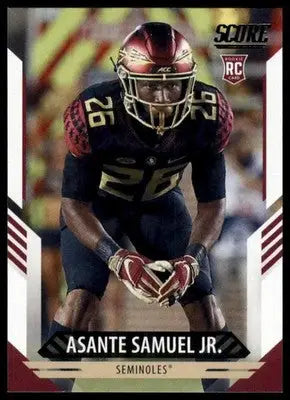 2021 Score Asante Samuel Jr. RC 376 Florida State Seminoles