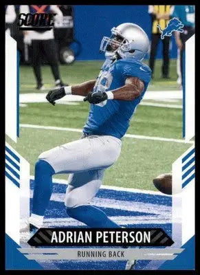 2021 Score Base Adrian Peterson Detroit Lions 132 - Football Card Single